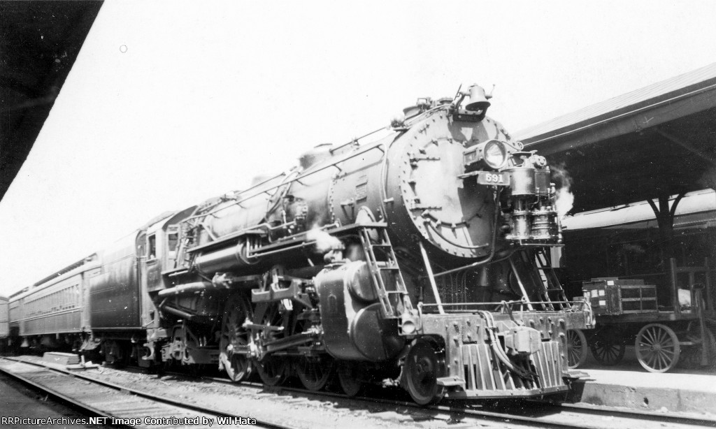 Boston & Albany K-6a 4-6-2 591